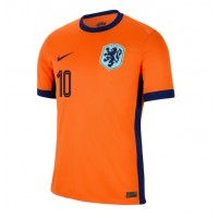 Camiseta Países Bajos Memphis Depay #10 Primera Equipación Replica Eurocopa 2024 mangas cortas